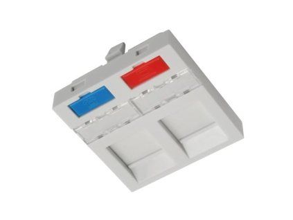 Modul Solarix modulární pro  keyston 45 x 45 mm, bílý