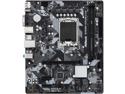 ASROCK B760M-HDV/M.2 D4 (intel 1700 12+13gen, 2xDDR4 5333MHz, 4xSATA3, 3x M.2, HDMI+DPort +VGA, 1xGLAN, mATX)