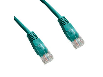 DATACOM Patch cord UTP CAT5E 3m zelený