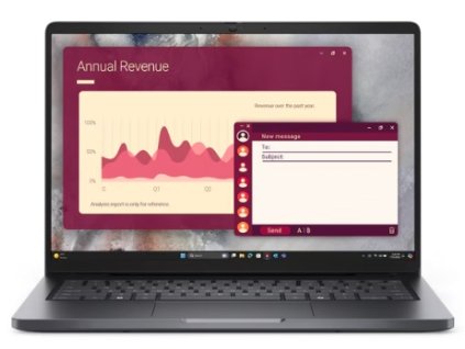 DELL Pro 14 PC14250 U7-255U/32GB/512GB SSD/14" IPS FHD+/IR Cam & Mic/W11P/3Y ProSpt/stříbrná