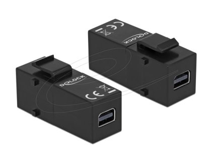 Delock Keystone modul mini DisplayPort samice > mini DisplayPort samice