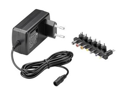 goobay Univerzální napájecí adaptér 230V/9V-24V max. 24 W a 1,5 A