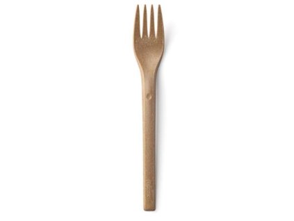 REFORK - Vidlička z přírodního materiálu, natural, 25ks