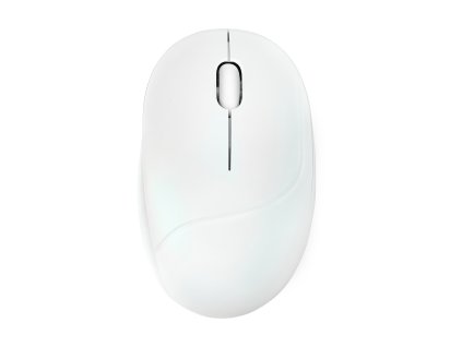 ASUS Fragrance Mouse MD101/Ergonomická/Optická/2 400 DPI/USB+BT/Bílá