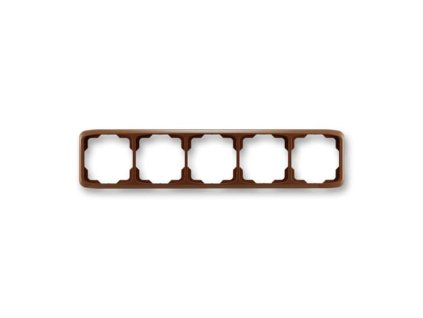 ABB TANGO Rámeček 3901A-B50 H pětinásobný, vodorovný, hnědá