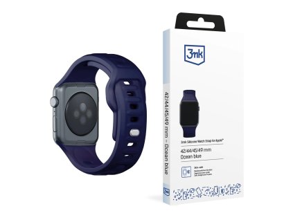3mk řemínek Watch Strap pro Apple 42/44/45/49 mm Ocean Blue