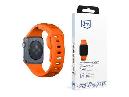 3mk řemínek Watch Strap pro Apple 42/44/45/49 mm Orange