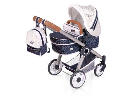 Dětský kočárek DeCuevas 80537 skládací pro panenky 3 v 1 s batůžkem TOP Collection 2020 - 70 cm