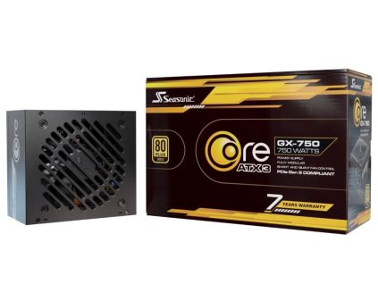 SEASONIC zdroj Core GX 650W, 120mm, Plně modulární, 80+ Gold, ATX 3.1