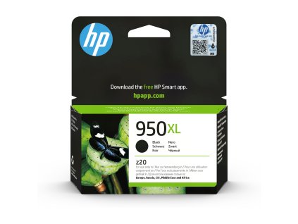 HP 950XL Black Ink Cart, 53 ml, CN045AE (2,300 pages)