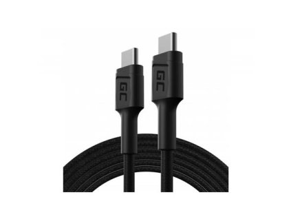 Green Cell Cable GC PowerStream USB-C - USB-C 200cm with Power Delivery (60W), 480 Mbps, Ultra Charge, QC 3.0