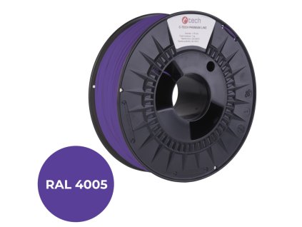 C-TECH tisková struna PREMIUM LINE ( filament ) , PETG, modrofialová, RAL4005, 1,75mm, 1kg