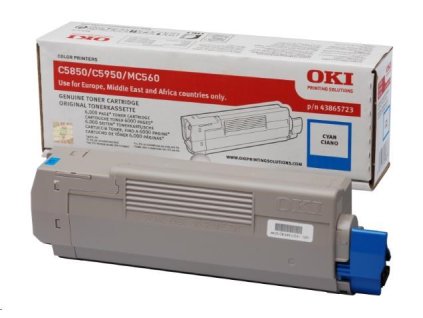 Oki Toner Cyan do C5850/C5950/MC560 (6 000 stránek)