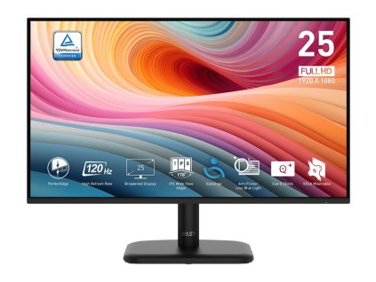MSI PRO MP251L E2 monitor 24,5"/FHD/IPS/1ms/120Hz/HDMI/D-Sub/černá
