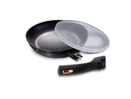 Pánev Berlingerhaus s odnímatelnou rukojetí + víko 24 cm Black Rose Collection BH-1951