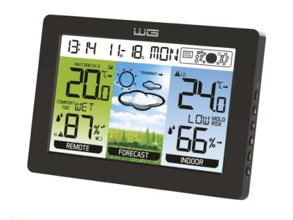 WG - Meteostanice WG4 Catbrella s venkovním čidlem, černá