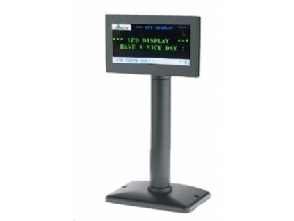 Displej Birch LCD-50 Zákaznický displej, barevný TFT-LCD, 5", USB+RS232 černý