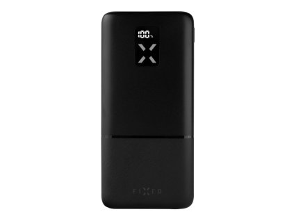 Powerbanka FIXED Zen 20 s LCD displejem a výstupem PD 20W, 20 000 mAh, černá