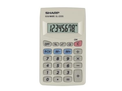 PLATINET SHARP CALCULATOR HANDHELD BOX EL233S