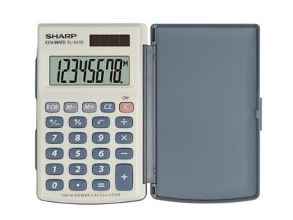 Platinet SHARP CALCULATOR HANDHELD BOX EL243S