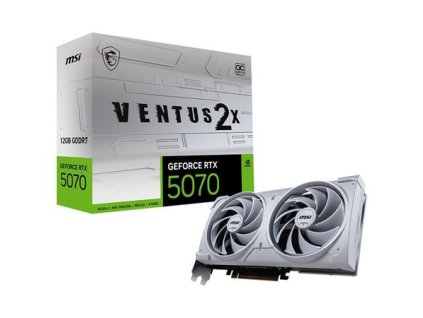 MSI GeForce RTX 5070 VENTUS 2X WHITE/OC/12GB/GDDR7