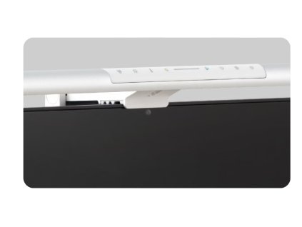 BenQ ScreenBar Pro Silver | LED lampa na monitor, 5 funkci, USB-C, zdroj, držak na web kameru,stříbrná