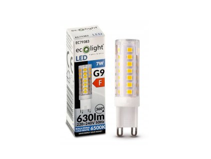 LED žárovka - G9 - 7W - 630Lm - studená bílá