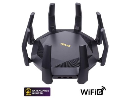 ASUS RT-AX89X (AX6100) WiFi 6 Extendable Router, 10G porty,  AiMesh, 4G/5G Mobile Tethering