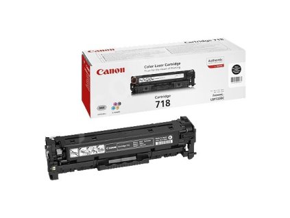 Canon TONER CRG-718BK černý pro i-Sensys LBP7200CDN, LBP7210Cdn, LBP7660CDN, LBP7680CX, MF724Cdw, MF728Cdw (3 400 str.)