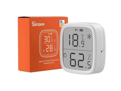 SONOFF SNZB-02D ZigBee Temperature & Humidity Sensor, Senzor teploty a vlhkosti, kompatibilní s eWeLink a Tuya