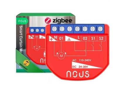 NOUS B4Z Inteligentní modul pro žaluzie (bez měření), kompatibilní s Zigbee/Tuya