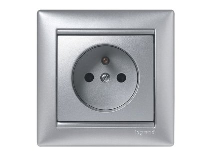LEGRAND Zásuvka VALENA 770196 hliník