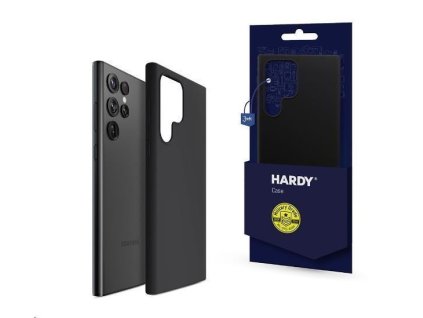 3mk ochranný kryt HARDY Android Silicone MagCase Black pro Samsung Galaxy S25 Ultra
