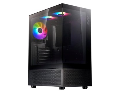 ADATA XPG case INVADER X MINI Mid-Tower, bez zdroje, 5x 120mm Fan, Černá