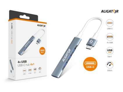 Aligator Hub USB-C / 4x USB