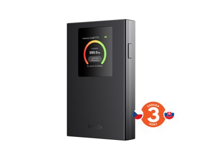 Tenda 4G185v4 4G LTE Mobile AX300 Wi-Fi 6 battery modem router, LCD, WPA3, USB-C