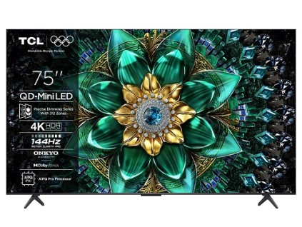 TCL 75Q6C SMART TV 75" QLED/4K UHD/Mini LED/144Hz/4xHDMI/USB/LAN/GoogleTV
