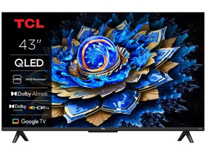 TCL 43T69C SMART TV 43" QLED/4K UHD/Direct LED/3xHDMI/USB/LAN/GoogleTV