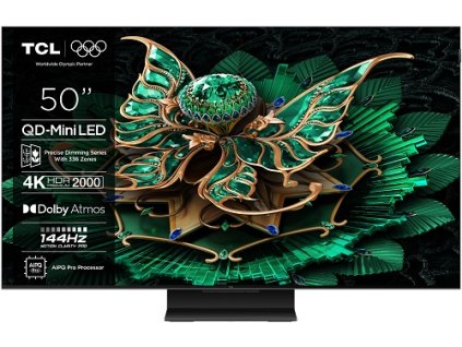 TCL 50Q7C SMART TV 50" QLED/4K UHD/Mini LED/144Hz/4xHDMI/USB/LAN/GoogleTV