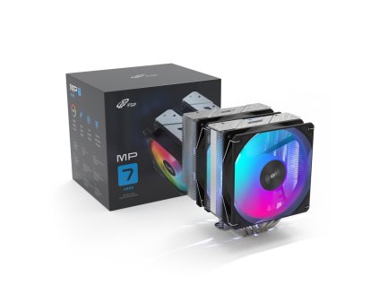 FSP Chladič CPU MP7 Dual, 120mm A.RGB FDB Fan
