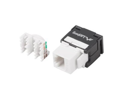 LANBERG KEYSTONE TOOLLESS MODULE RJ45->LSA CAT.5E UTP 180°