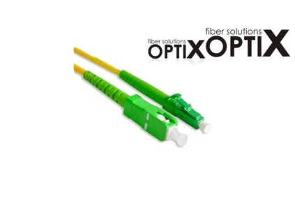 OPTIX SC/APC-LC/APC optický patch cord 09/125 3m simplex