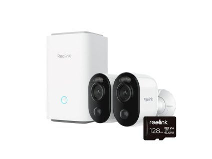REOLINK Home Hub, 2x Argus Series B310 + 128GB microSD karta