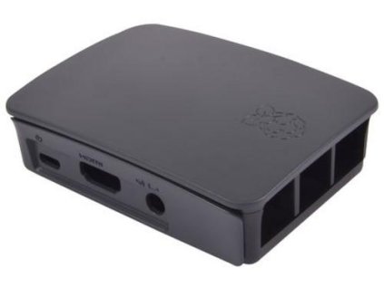 RASPBERRY case Original černá pro Raspberry Pi model B+, Rpi 2 B, Rpi 3 B, Rpi 3 B+
