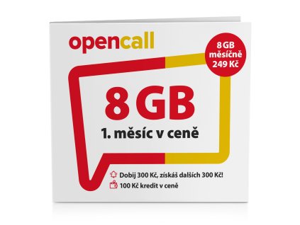 O2 Předplacená karta OpenCall