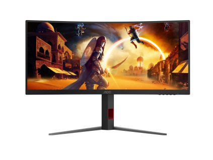 AOC LCD herní CU34G4Z 34" zakřivený VA/3440x1440@240Hz/0,3ms/450cd/2xHDMI/DP/2xUSB/Pivot/HAS/VESA