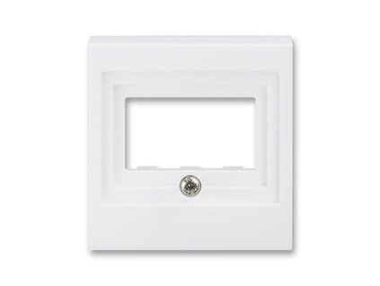 ABB LEVIT Kryt 5014H-A00040 03 zásuvky komunikační přímé, bílá