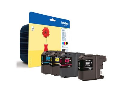 Inkoust Brother LC-121 VALBP multipack (černá+C+M+Y)
