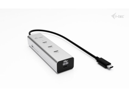 i-tec USB-C Charging Metal HUB 5port with USB-C video 8K, Power Delivery 85W
