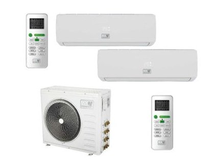 Multisplitová klimatizace sestava MW Power OMEGA ODU 18K2 G3 + 2X OMEGA WM 12K V2